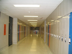 1st floor 'math' hallway 